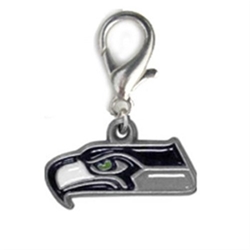 NFL Dog Charm - Seattle Seahawks Roxy & Lulu, wooflink, susan lanci, dog clothes, small dog clothes, urban pup, pooch outfitters, dogo, hip doggie, doggie design, small dog dress, pet clotes, dog boutique. pet boutique, bloomingtails dog boutique, dog raincoat, dog rain coat, pet raincoat, dog shampoo, pet shampoo, dog bathrobe, pet bathrobe, dog carrier, small dog carrier, doggie couture, pet couture, dog football, dog toys, pet toys, dog clothes sale, pet clothes sale, shop local, pet store, dog store, dog chews, pet chews, worthy dog, dog bandana, pet bandana, dog halloween, pet halloween, dog holiday, pet holiday, dog teepee, custom dog clothes, pet pjs, dog pjs, pet pajamas, dog pajamas,dog sweater, pet sweater, dog hat, fabdog, fab dog, dog puffer coat, dog winter ja