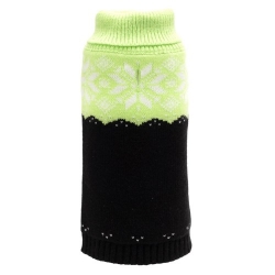 Neon Green/Black Snowtrails Dog Sweater wooflink, susan lanci, dog clothes, small dog clothes, urban pup, pooch outfitters, dogo, hip doggie, doggie design, small dog dress, pet clotes, dog boutique. pet boutique, bloomingtails dog boutique, dog raincoat, dog rain coat, pet raincoat, dog shampoo, pet shampoo, dog bathrobe, pet bathrobe, dog carrier, small dog carrier, doggie couture, pet couture, dog football, dog toys, pet toys, dog clothes sale, pet clothes sale, shop local, pet store, dog store, dog chews, pet chews, worthy dog, dog bandana, pet bandana, dog halloween, pet halloween, dog holiday, pet holiday, dog teepee, custom dog clothes, pet pjs, dog pjs, pet pajamas, dog pajamas,dog sweater, pet sweater, dog hat, fabdog, fab dog, dog puffer coat, dog winter jacket, dog col