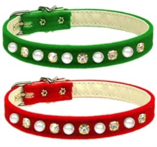 New Christmas Velvet Dog Collars - Red Only Roxy & Lulu, wooflink, susan lanci, dog clothes, small dog clothes, urban pup, pooch outfitters, dogo, hip doggie, doggie design, small dog dress, pet clotes, dog boutique. pet boutique, bloomingtails dog boutique, dog raincoat, dog rain coat, pet raincoat, dog shampoo, pet shampoo, dog bathrobe, pet bathrobe, dog carrier, small dog carrier, doggie couture, pet couture, dog football, dog toys, pet toys, dog clothes sale, pet clothes sale, shop local, pet store, dog store, dog chews, pet chews, worthy dog, dog bandana, pet bandana, dog halloween, pet halloween, dog holiday, pet holiday, dog teepee, custom dog clothes, pet pjs, dog pjs, pet pajamas, dog pajamas,dog sweater, pet sweater, dog hat, fabdog, fab dog, dog puffer coat, dog winter ja