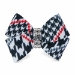 Nouveau Bow in Classic Glen Houndstooth by Susan Lanci - sl-nouvclassgeln