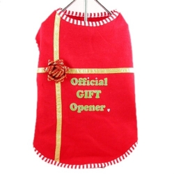 Official Gift Opener - Dog Christmas Tank Shirt kosher, hanukkah, toy, jewish, toy, puppy bed,  beds,dog mat, pet mat, puppy mat, fab dog pet sweater, dog swepet clothes, dog clothes, puppy clothes, pet store, dog store, puppy boutique store, dog boutique, pet boutique, puppy boutique, Bloomingtails, dog, small dog clothes, large dog clothes, large dog costumes, small dog costumes, pet stuff, Halloween dog, puppy Halloween, pet Halloween, clothes, dog puppy Halloween, dog sale, pet sale, puppy sale, pet dog tank, pet tank, pet shirt, dog shirt, puppy shirt,puppy tank, I see spot, dog collars, dog leads, pet collar, pet lead,puppy collar, puppy lead, dog toys, pet toys, puppy toy, dog beds, pet beds, puppy bed,  beds,dog mat, pet mat, puppy mat, fab dog pet sweater, dog sweater, dog winte