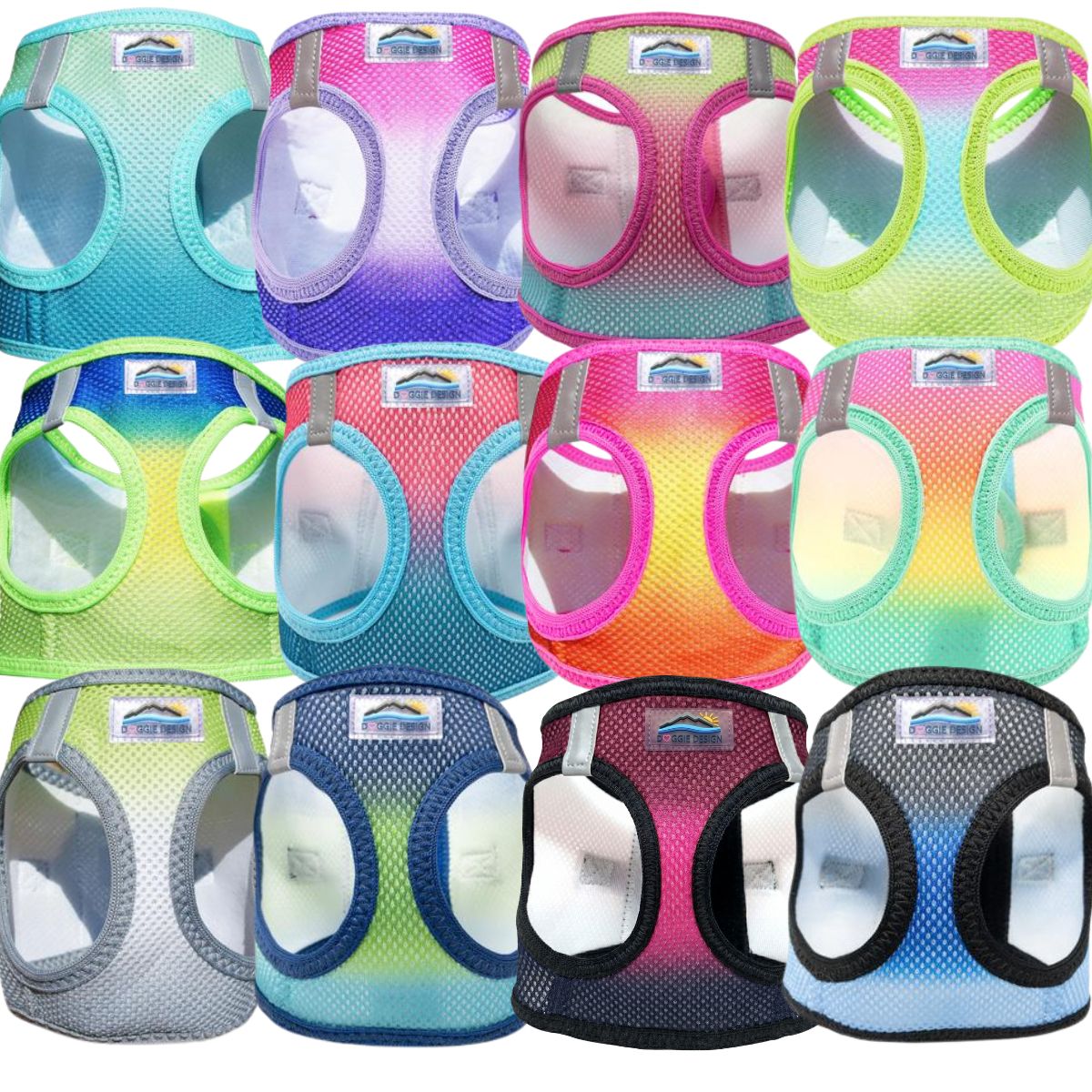 Ombre American River Choke Free Dog Harness wooflink, susan lanci, dog clothes, small dog clothes, urban pup, pooch outfitters, dogo, hip doggie, doggie design, small dog dress, pet clotes, dog boutique. pet boutique, bloomingtails dog boutique, dog raincoat, dog rain coat, pet raincoat, dog shampoo, pet shampoo, dog bathrobe, pet bathrobe, dog carrier, small dog carrier, doggie couture, pet couture, dog football, dog toys, pet toys, dog clothes sale, pet clothes sale, shop local, pet store, dog store, dog chews, pet chews, worthy dog, dog bandana, pet bandana, dog halloween, pet halloween, dog holiday, pet holiday, dog teepee, custom dog clothes, pet pjs, dog pjs, pet pajamas, dog pajamas,dog sweater, pet sweater, dog hat, fabdog, fab dog, dog puffer coat, dog winter jacket, dog col