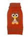Orange Owl Dog Sweater - fab-orowl1-B12