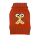 Orange Owl Dog Sweater - fab-orowl