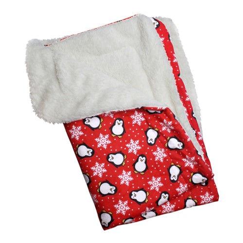 Penguins & Snowflakes in Two Colors Fleece Blanket  Roxy & Lulu, wooflink, susan lanci, dog clothes, small dog clothes, urban pup, pooch outfitters, dogo, hip doggie, doggie design, small dog dress, pet clotes, dog boutique. pet boutique, bloomingtails dog boutique, dog raincoat, dog rain coat, pet raincoat, dog shampoo, pet shampoo, dog bathrobe, pet bathrobe, dog carrier, small dog carrier, doggie couture, pet couture, dog football, dog toys, pet toys, dog clothes sale, pet clothes sale, shop local, pet store, dog store, dog chews, pet chews, worthy dog, dog bandana, pet bandana, dog halloween, pet halloween, dog holiday, pet holiday, dog teepee, custom dog clothes, pet pjs, dog pjs, pet pajamas, dog pajamas,dog sweater, pet sweater, dog hat, fabdog, fab dog, dog puffer coat, dog winter ja