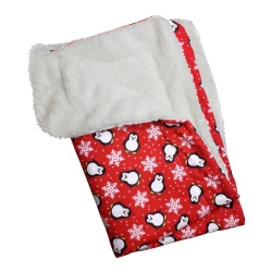 Penguins & Snowflakes in Two Colors Fleece Blanket  Roxy & Lulu, wooflink, susan lanci, dog clothes, small dog clothes, urban pup, pooch outfitters, dogo, hip doggie, doggie design, small dog dress, pet clotes, dog boutique. pet boutique, bloomingtails dog boutique, dog raincoat, dog rain coat, pet raincoat, dog shampoo, pet shampoo, dog bathrobe, pet bathrobe, dog carrier, small dog carrier, doggie couture, pet couture, dog football, dog toys, pet toys, dog clothes sale, pet clothes sale, shop local, pet store, dog store, dog chews, pet chews, worthy dog, dog bandana, pet bandana, dog halloween, pet halloween, dog holiday, pet holiday, dog teepee, custom dog clothes, pet pjs, dog pjs, pet pajamas, dog pajamas,dog sweater, pet sweater, dog hat, fabdog, fab dog, dog puffer coat, dog winter ja
