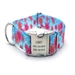 Personalized April Blossoms Polyester Collar & Lead-Pink - fdc-appleblossomspink