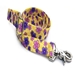 Personalized April Blossoms Polyester Collar & Lead-Purple - fdc-appleblossomspurple