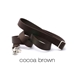 Personalized Collar & Lead in Cocoa Brown - fdc-cocoa