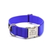 Personalized Collar & Lead in Royal Blue - fdc-royalb