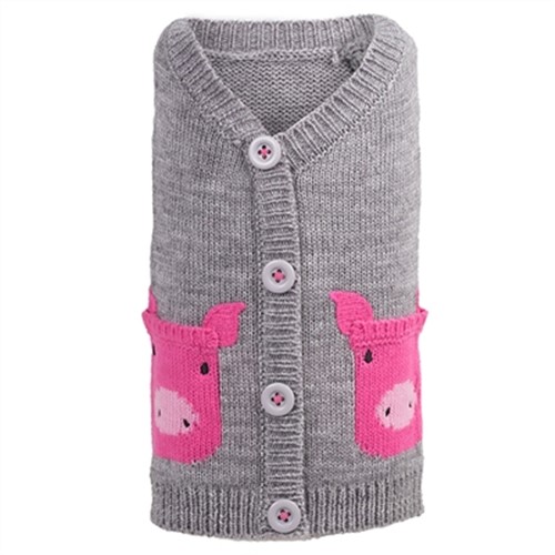 Pig Cardigan Dog Sweater  pet clothes, dog clothes, puppy clothes, pet store, dog store, puppy boutique store, dog boutique, pet boutique, puppy boutique, Bloomingtails, dog, small dog clothes, large dog clothes, large dog costumes, small dog costumes, pet stuff, Halloween dog, puppy Halloween, pet Halloween, clothes, dog puppy Halloween, dog sale, pet sale, puppy sale, pet dog tank, pet tank, pet shirt, dog shirt, puppy shirt,puppy tank, I see spot, dog collars, dog leads, pet collar, pet lead,puppy collar, puppy lead, dog toys, pet toys, puppy toy, dog beds, pet beds, puppy bed,  beds,dog mat, pet mat, puppy mat, fab dog pet sweater, dog sweater, dog winter, pet winter,dog raincoat, pet raincoat, dog harness, puppy harness, pet harness, dog collar, dog lead, pet l