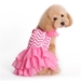 Pink Chevron Dog Dress - dogo-chevronX-3W2