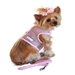 Pink Cool Mesh Dog Harness with Leash   - dd-pink-harness