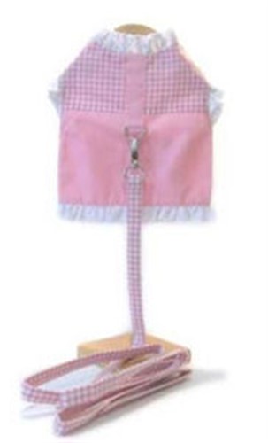 Pink Gingham Dog Harness & Leash wooflink, susan lanci, dog clothes, small dog clothes, urban pup, pooch outfitters, dogo, hip doggie, doggie design, small dog dress, pet clotes, dog boutique. pet boutique, bloomingtails dog boutique, dog raincoat, dog rain coat, pet raincoat, dog shampoo, pet shampoo, dog bathrobe, pet bathrobe, dog carrier, small dog carrier, doggie couture, pet couture, dog football, dog toys, pet toys, dog clothes sale, pet clothes sale, shop local, pet store, dog store, dog chews, pet chews, worthy dog, dog bandana, pet bandana, dog halloween, pet halloween, dog holiday, pet holiday, dog teepee, custom dog clothes, pet pjs, dog pjs, pet pajamas, dog pajamas,dog sweater, pet sweater, dog hat, fabdog, fab dog, dog puffer coat, dog winter jacket, dog col