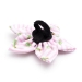 Pink Stripe Alligator Collar Flower   - wd-pinkstripe
