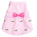 Pink Stripe Alligator Dog Dress - wd-alligator-dress