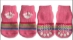 Pink & White Paw Print Dog Socks - dsd-pkpawprintS-2N1