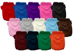 Plain Solid Color Dog Hoodies in Loads of Colors Roxy & Lulu, wooflink, susan lanci, dog clothes, small dog clothes, urban pup, pooch outfitters, dogo, hip doggie, doggie design, small dog dress, pet clotes, dog boutique. pet boutique, bloomingtails dog boutique, dog raincoat, dog rain coat, pet raincoat, dog shampoo, pet shampoo, dog bathrobe, pet bathrobe, dog carrier, small dog carrier, doggie couture, pet couture, dog football, dog toys, pet toys, dog clothes sale, pet clothes sale, shop local, pet store, dog store, dog chews, pet chews, worthy dog, dog bandana, pet bandana, dog halloween, pet halloween, dog holiday, pet holiday, dog teepee, custom dog clothes, pet pjs, dog pjs, pet pajamas, dog pajamas,dog sweater, pet sweater, dog hat, fabdog, fab dog, dog puffer coat, dog winter ja