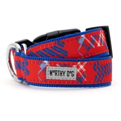 Preppy Bones Red Collar & Lead Collection          wooflink, susan lanci, dog clothes, small dog clothes, urban pup, pooch outfitters, dogo, hip doggie, doggie design, small dog dress, pet clotes, dog boutique. pet boutique, bloomingtails dog boutique, dog raincoat, dog rain coat, pet raincoat, dog shampoo, pet shampoo, dog bathrobe, pet bathrobe, dog carrier, small dog carrier, doggie couture, pet couture, dog football, dog toys, pet toys, dog clothes sale, pet clothes sale, shop local, pet store, dog store, dog chews, pet chews, worthy dog, dog bandana, pet bandana, dog halloween, pet halloween, dog holiday, pet holiday, dog teepee, custom dog clothes, pet pjs, dog pjs, pet pajamas, dog pajamas,dog sweater, pet sweater, dog hat, fabdog, fab dog, dog puffer coat, dog winter jacket, dog col