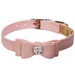 Puppy Pink Glitzerati Big Bow Collar  - sl-ppglitzcollar