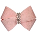 Puppy Pink Glitzerati Nouveau Bow Hair Bow by Susan Lanci - sl-glitzpink