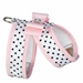 Puppy Pink & Polka Dots Big Bow Tinkie Harness - sl-puppolka