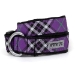 Purple Bias Plaid Collar & Lead Collection          - wd-purpleplaidbias