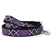 Purple Bias Plaid Collar & Lead Collection          - wd-purpleplaidbias