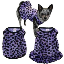 Purple Dalmation Dog Dress  wooflink, susan lanci, dog clothes, small dog clothes, urban pup, pooch outfitters, dogo, hip doggie, doggie design, small dog dress, pet clotes, dog boutique. pet boutique, bloomingtails dog boutique, dog raincoat, dog rain coat, pet raincoat, dog shampoo, pet shampoo, dog bathrobe, pet bathrobe, dog carrier, small dog carrier, doggie couture, pet couture, dog football, dog toys, pet toys, dog clothes sale, pet clothes sale, shop local, pet store, dog store, dog chews, pet chews, worthy dog, dog bandana, pet bandana, dog halloween, pet halloween, dog holiday, pet holiday, dog teepee, custom dog clothes, pet pjs, dog pjs, pet pajamas, dog pajamas,dog sweater, pet sweater, dog hat, fabdog, fab dog, dog puffer coat, dog winter jacket, dog col