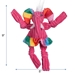 Rainbow Elephant Knottie Dog Toy    - huggle-rainbowele