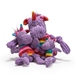 Rainbow Unicorn Knottie Dog Toy   - huggle-rainbowunicorn