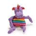 Rainbow Unicorn Knottie Dog Toy   - huggle-rainbowunicornW-YW4