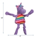 Rainbow Unicorn Knottie Dog Toy   - huggle-rainbowunicornW-YW4