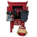 Red Asian Style Dog Armoire - dic-redasian