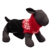 Red/Black Snowtrails Dog Sweater - wd-redsnow-sweater
