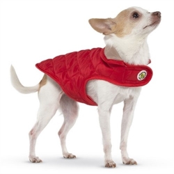 Red/Khaki Diamond Quilted Reversible Coat Roxy & Lulu, wooflink, susan lanci, dog clothes, small dog clothes, urban pup, pooch outfitters, dogo, hip doggie, doggie design, small dog dress, pet clotes, dog boutique. pet boutique, bloomingtails dog boutique, dog raincoat, dog rain coat, pet raincoat, dog shampoo, pet shampoo, dog bathrobe, pet bathrobe, dog carrier, small dog carrier, doggie couture, pet couture, dog football, dog toys, pet toys, dog clothes sale, pet clothes sale, shop local, pet store, dog store, dog chews, pet chews, worthy dog, dog bandana, pet bandana, dog halloween, pet halloween, dog holiday, pet holiday, dog teepee, custom dog clothes, pet pjs, dog pjs, pet pajamas, dog pajamas,dog sweater, pet sweater, dog hat, fabdog, fab dog, dog puffer coat, dog winter ja