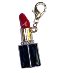 Red Lipstick Dog Collar Charm    Roxy & Lulu, wooflink, susan lanci, dog clothes, small dog clothes, urban pup, pooch outfitters, dogo, hip doggie, doggie design, small dog dress, pet clotes, dog boutique. pet boutique, bloomingtails dog boutique, dog raincoat, dog rain coat, pet raincoat, dog shampoo, pet shampoo, dog bathrobe, pet bathrobe, dog carrier, small dog carrier, doggie couture, pet couture, dog football, dog toys, pet toys, dog clothes sale, pet clothes sale, shop local, pet store, dog store, dog chews, pet chews, worthy dog, dog bandana, pet bandana, dog halloween, pet halloween, dog holiday, pet holiday, dog teepee, custom dog clothes, pet pjs, dog pjs, pet pajamas, dog pajamas,dog sweater, pet sweater, dog hat, fabdog, fab dog, dog puffer coat, dog winter ja