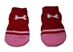 Red & Pink  Dog Bone Socks - HGL-redboneS-B7F