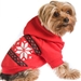 Red Snowflake Sweatshirt Hoodie - rufluv-snowflake-redX-N48