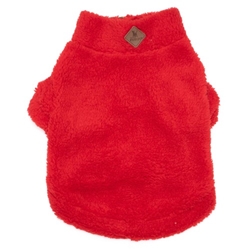 Red Solid Fleece Quarter Zip Pullover  wooflink, susan lanci, dog clothes, small dog clothes, urban pup, pooch outfitters, dogo, hip doggie, doggie design, small dog dress, pet clotes, dog boutique. pet boutique, bloomingtails dog boutique, dog raincoat, dog rain coat, pet raincoat, dog shampoo, pet shampoo, dog bathrobe, pet bathrobe, dog carrier, small dog carrier, doggie couture, pet couture, dog football, dog toys, pet toys, dog clothes sale, pet clothes sale, shop local, pet store, dog store, dog chews, pet chews, worthy dog, dog bandana, pet bandana, dog halloween, pet halloween, dog holiday, pet holiday, dog teepee, custom dog clothes, pet pjs, dog pjs, pet pajamas, dog pajamas,dog sweater, pet sweater, dog hat, fabdog, fab dog, dog puffer coat, dog winter jacket, dog col