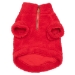 Red Solid Fleece Quarter Zip Pullover  - wd-red-pullover