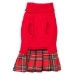 Red Turtleneck Sweater Dress    - wd-reddress