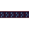 Red, White & Blue Anchor Collar, Lead & Harness 1.25 inch  wooflink, susan lanci, dog clothes, small dog clothes, urban pup, pooch outfitters, dogo, hip doggie, doggie design, small dog dress, pet clotes, dog boutique. pet boutique, bloomingtails dog boutique, dog raincoat, dog rain coat, pet raincoat, dog shampoo, pet shampoo, dog bathrobe, pet bathrobe, dog carrier, small dog carrier, doggie couture, pet couture, dog football, dog toys, pet toys, dog clothes sale, pet clothes sale, shop local, pet store, dog store, dog chews, pet chews, worthy dog, dog bandana, pet bandana, dog halloween, pet halloween, dog holiday, pet holiday, dog teepee, custom dog clothes, pet pjs, dog pjs, pet pajamas, dog pajamas,dog sweater, pet sweater, dog hat, fabdog, fab dog, dog puffer coat, dog winter jacket, dog col
