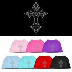 Rhinestone Cross Dog Shirt in Lots of Colors  dog bowls,susan lanci, puppia,wooflink, luxury dog boutique,tonimari,pet clothes, dog clothes, puppy clothes, pet store, dog store, puppy boutique store, dog boutique, pet boutique, puppy boutique, Bloomingtails, dog, small dog clothes, large dog clothes, large dog costumes, small dog costumes, pet stuff, Halloween dog, puppy Halloween, pet Halloween, clothes, dog puppy Halloween, dog sale, pet sale, puppy sale, pet dog tank, pet tank, pet shirt, dog shirt, puppy shirt,puppy tank, I see spot, dog collars, dog leads, pet collar, pet lead,puppy collar, puppy lead, dog toys, pet toys, puppy toy, dog beds, pet beds, puppy bed,  beds,dog mat, pet mat, puppy mat, fab dog pet sweater, dog sweater, dog winter, pet winter,dog raincoat, pet raincoat