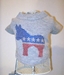 Rhinestone Democrat Dog Shirt - rc-rhinedemG-K7X