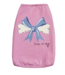 Ribbon Bone Shirt - Pink kosher, hanukkah, toy, jewish, toy, puppy bed,  beds,dog mat, pet mat, puppy mat, fab dog pet sweater, dog swepet clothes, dog clothes, puppy clothes, pet store, dog store, puppy boutique store, dog boutique, pet boutique, puppy boutique, Bloomingtails, dog, small dog clothes, large dog clothes, large dog costumes, small dog costumes, pet stuff, Halloween dog, puppy Halloween, pet Halloween, clothes, dog puppy Halloween, dog sale, pet sale, puppy sale, pet dog tank, pet tank, pet shirt, dog shirt, puppy shirt,puppy tank, I see spot, dog collars, dog leads, pet collar, pet lead,puppy collar, puppy lead, dog toys, pet toys, puppy toy, dog beds, pet beds, puppy bed,  beds,dog mat, pet mat, puppy mat, fab dog pet sweater, dog sweater, dog winte