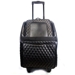 Rio Bag on Wheels in Black Quilted - pet-rioblquilted
