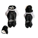 Ruffin It Black & Grey Dog Snowsuit - dogdes-ruffin-black