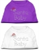 Santa Baby Rhinestud Dog Shirt - mir-santababyteeB-AWM