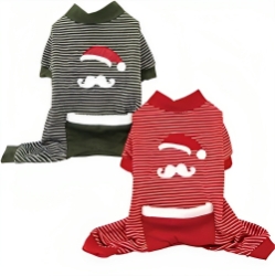 Santa Stache  Dog Pajamas  wooflink, susan lanci, dog clothes, small dog clothes, urban pup, pooch outfitters, dogo, hip doggie, doggie design, small dog dress, pet clotes, dog boutique. pet boutique, bloomingtails dog boutique, dog raincoat, dog rain coat, pet raincoat, dog shampoo, pet shampoo, dog bathrobe, pet bathrobe, dog carrier, small dog carrier, doggie couture, pet couture, dog football, dog toys, pet toys, dog clothes sale, pet clothes sale, shop local, pet store, dog store, dog chews, pet chews, worthy dog, dog bandana, pet bandana, dog halloween, pet halloween, dog holiday, pet holiday, dog teepee, custom dog clothes, pet pjs, dog pjs, pet pajamas, dog pajamas,dog sweater, pet sweater, dog hat, fabdog, fab dog, dog puffer coat, dog winter jacket, dog col